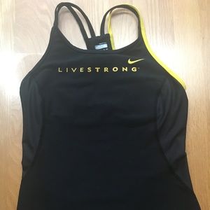 Black Nike Livestrong Athletic Tank